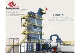 240 TPH Sabit Asfalt Plenti 